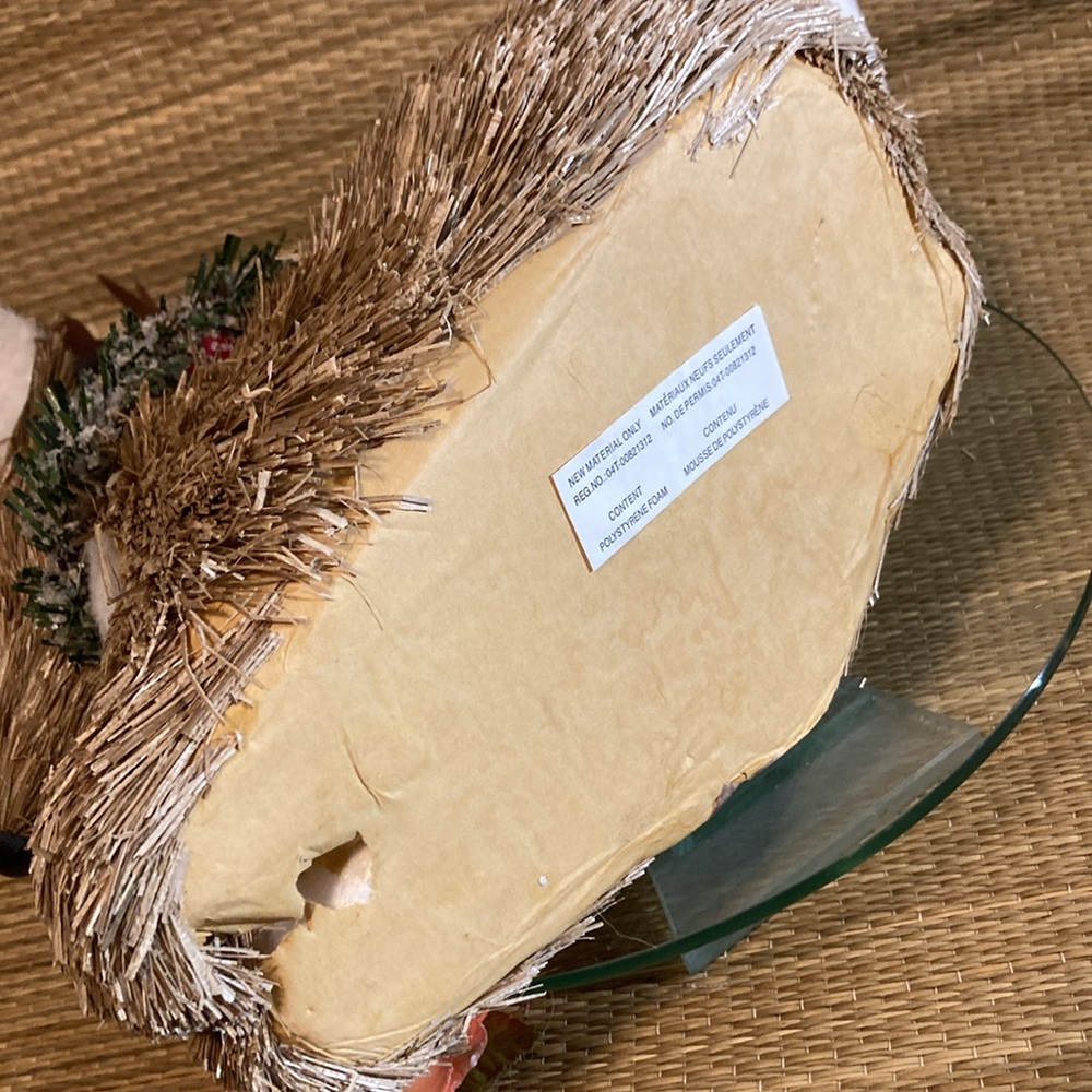 Festive Brown Reindeer with Antlers and Wreath - Picture 5 of 6